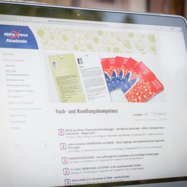 WordPress CMS Website akademie.alphanova.at
