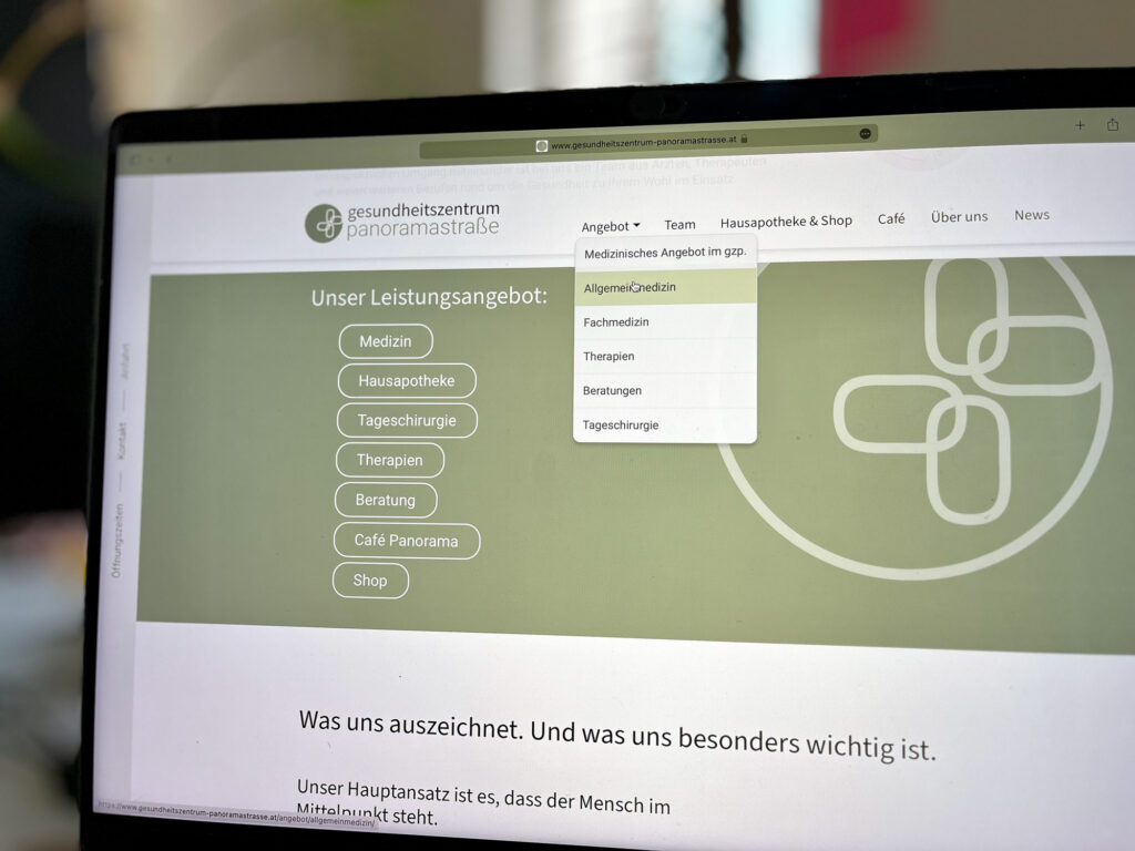 phongjim webdesign portfolio screenfoto gesundheitszentrum panoramastrasse 5 1024x768 - gz-p.at